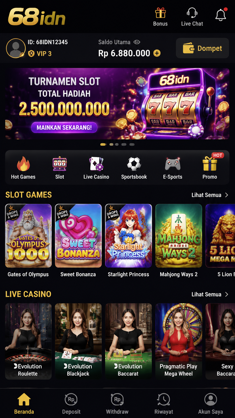 Screenshot 2 68idn